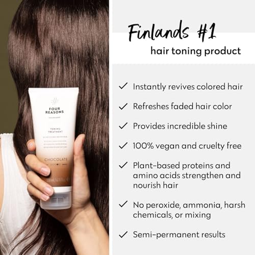 FOUR REASONS Color Mask, Chocolate - Color Depositing Conditioner 17 Chocolate