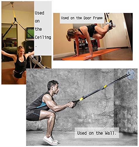 Wall Ceiling Mount Bracket for Gym & Home Suspension Straps Anchor for Olympic Rings Fitness Training Yoga Swing Battle Ropes Resistance Band & Boxing Equipment - BeesActive Australia