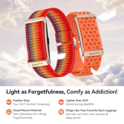 EnergyPort Fitness Tracker & Smart Watch with 60-Day Battery & 2 Bands