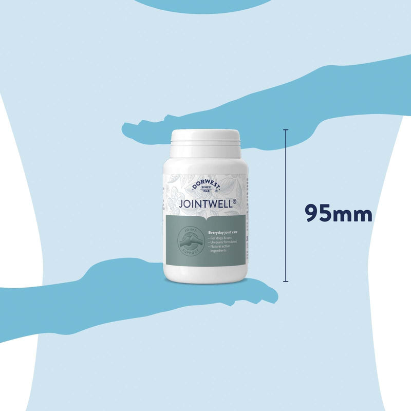 Dorwest JointWell 200 Tablets for Dogs & Cats – Natural Dog Supplements to Support Joint Mobility and Comfort, with Glucosamine, Chondroitin, Zinc, Vitamin C and Hyaluronic Acid