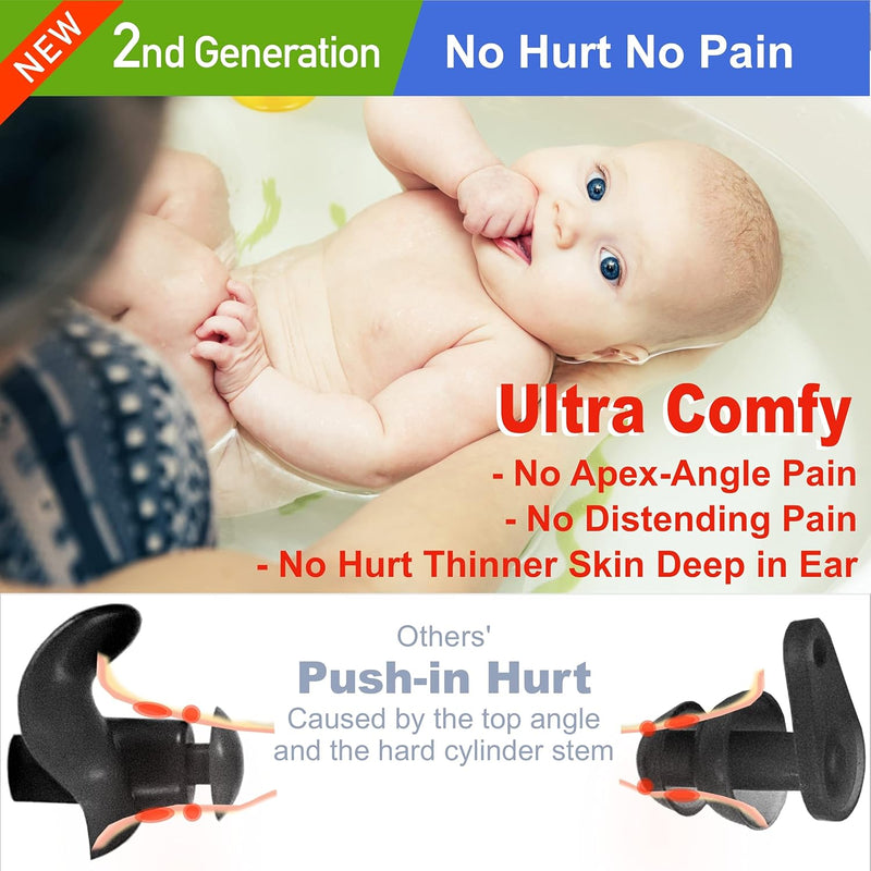 WaterDam Swimming Ear Plugs Great Waterproof Ultra Comfy Earplugs Prevent Swimmer's Ear - BeesActive Australia
