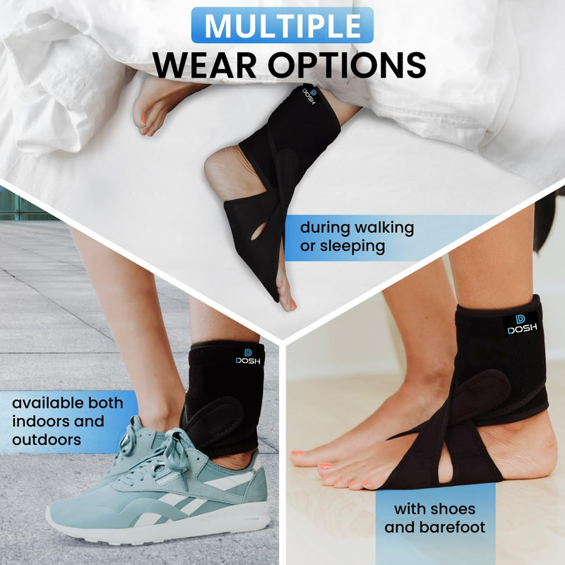 Dosh AFO Foot Drop Brace - Drop Foot Brace for Walking - AFO - Unisex (Left- One Size) Left- One Size - BeesActive Australia