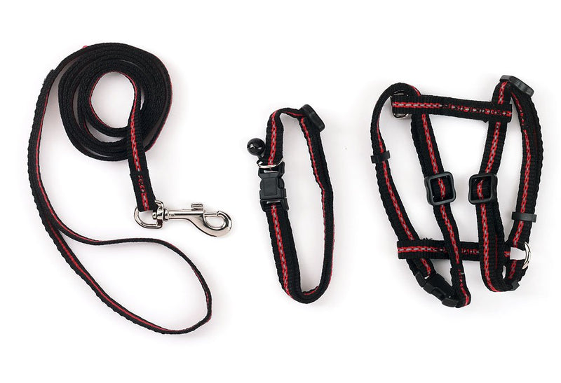 Kerbl Pet 83785 Set of collar, harness and leash for cats reflective - BeesActive Australia