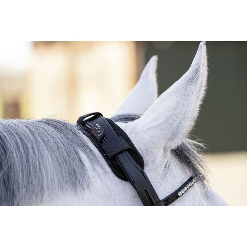 HKM Mr. Feel Warm Bridle Black One Size, M - BeesActive Australia