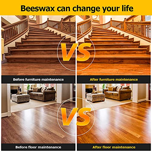 CARGEN 3 PCS Wood Seasoning Beewax Natural Beewax Traditional Wood Wax Multipurpose Beeswax Furniture Polish for Wood Polish Furniture Care - BeesActive Australia