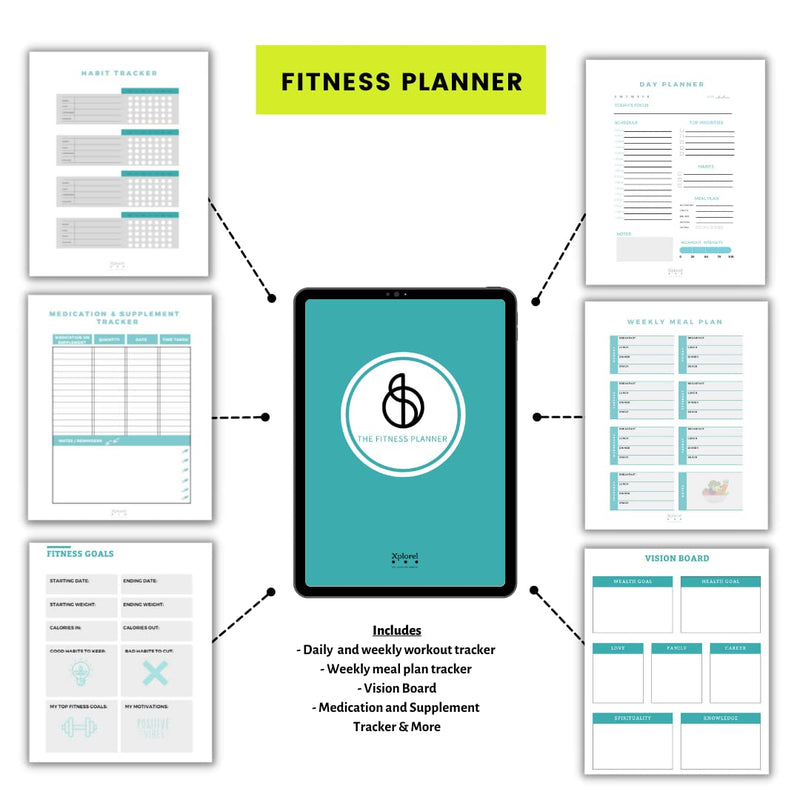 Resistance Bands w/Carrying Bag, Workout Book & Fitness Planner for Working Out-Heavy Duty Strength Training Bands Set w/ 5 Resistance Levels-Stretch Bands for Physical Therapy Green