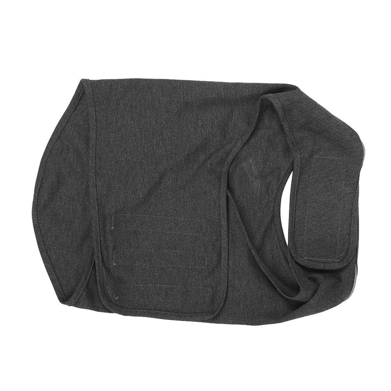 Crazy Dark ThunderShirt Stress Dog ThunderShirt, Keep Calm Gray Pet Anti-Anxiety Jacket, Cats for Pet Puppy Small Dogs(L) L - BeesActive Australia