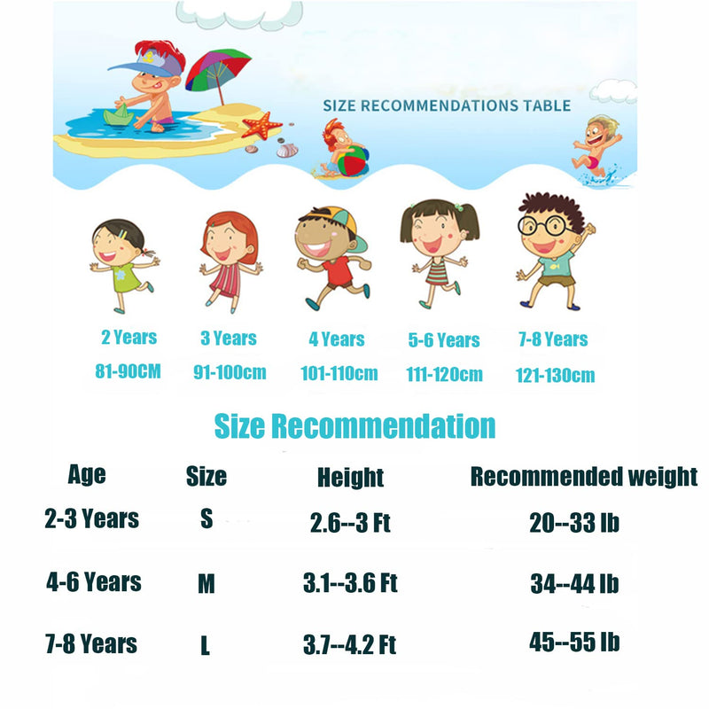One-Piece Children Buoyancy Swimsuit Swim Vest Detachable Float Swimwear, Perfect for Kids or Baby Learn to Swimming Small Pink - BeesActive Australia