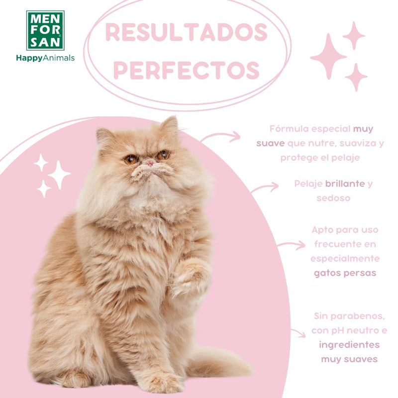 MENFORSAN Very mild shampoo for cats 1L, nourishes, softens and protects the fur - BeesActive Australia