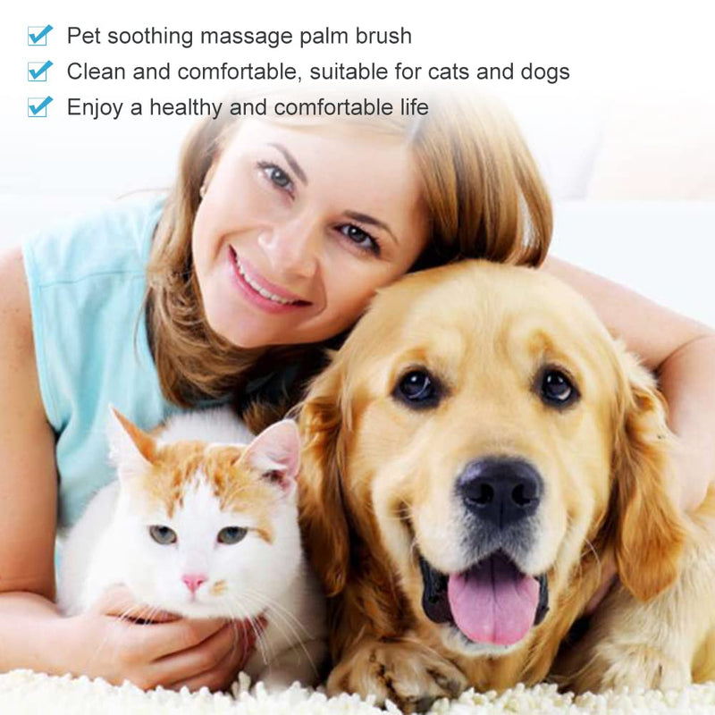 Washing glove for cats, cat gloves, cat glove grooming, cat glove brush, grooming glove made of silicone glove, cat brush, dog brush, grooming glove for pets, 1 blue - BeesActive Australia