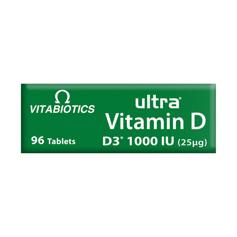 Ultra by Vitabiotics Vitamin D Tablets x 96