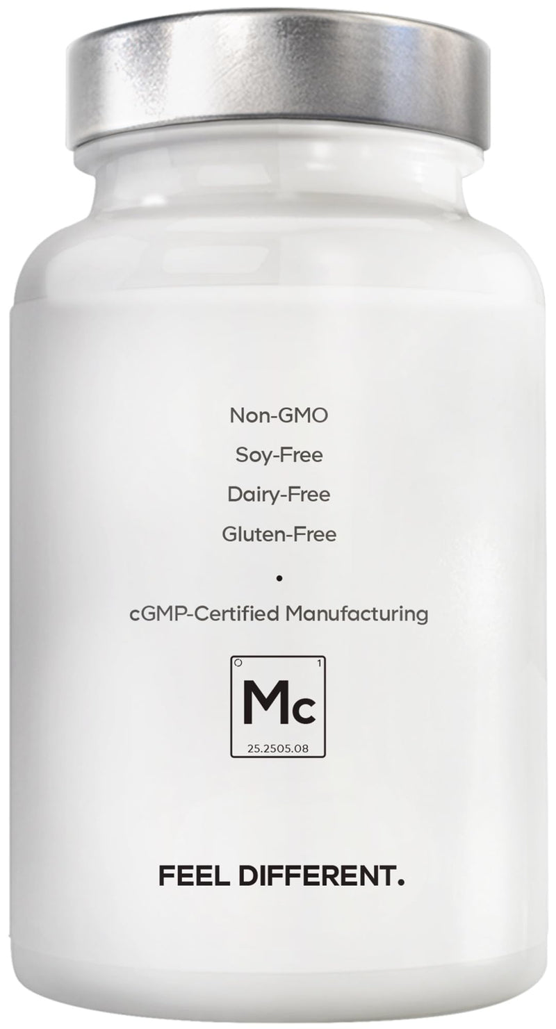 Codeage Magnesium Citrate, Vitamin B6 P5P, Taurine, BioPerine, 60 Capsules | Magnesium citrate with vitamin B6 P5P, taurine, inulin prebiotic, BioPerine black pepper. Gluten-free, non-GMO.