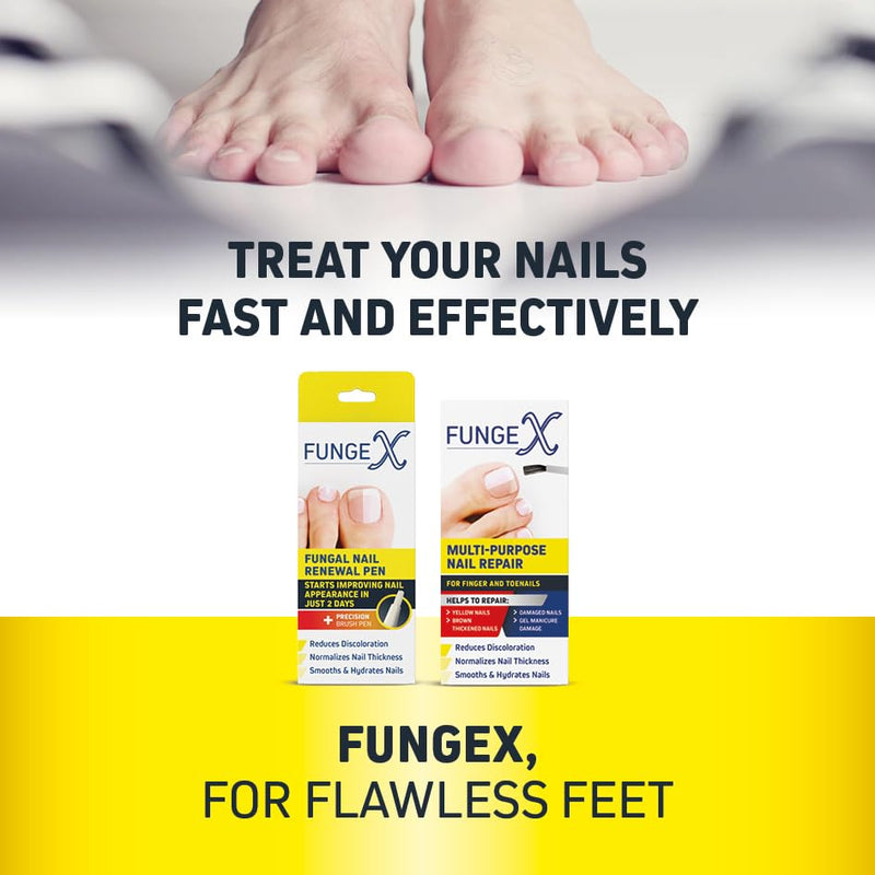 Nail Fungus Renewal Pen - Reduces Discoloration of the Fungus Nail - Normalizes Toenail Thickness - Hydrates Brittle Nails with Clear and Odorless Solution