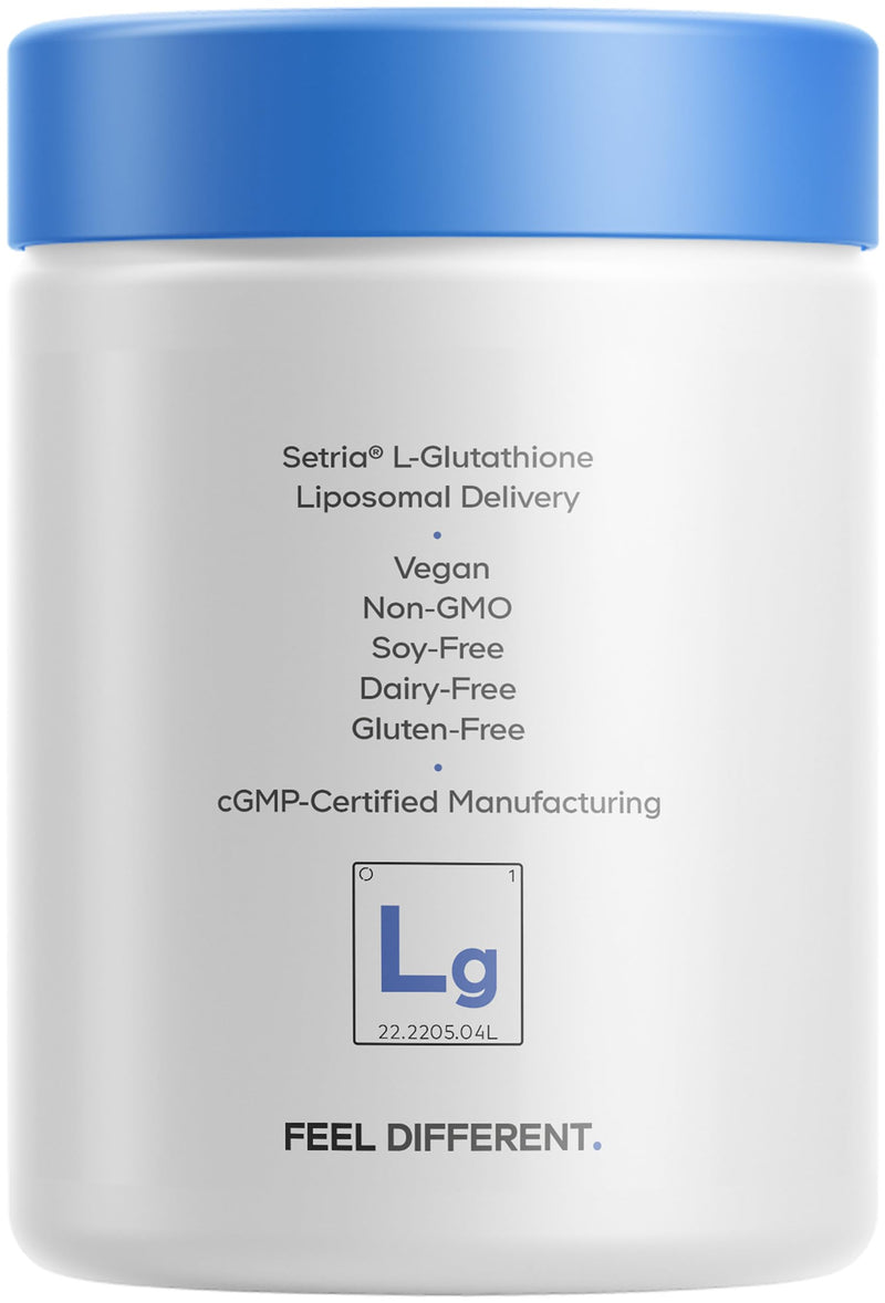 Codeage Liposomal Glutathione, Setria L-Glutathione 500mg - 2 Pack | NSF Certified - Liposomal Setria reduced L-glutathione supplement, 500mg per serving. Two-month supply. Vegan, non-GMO.