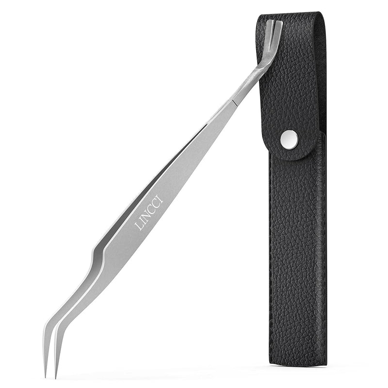 LINCCI tick tweezers, stainless steel tick tweezers and tick hooks for dogs, cats, people, children, pets, animals, 2 in 1 tweezers and hooks, metal tick tweezers, professional tick remover for ticks of any size - BeesActive Australia