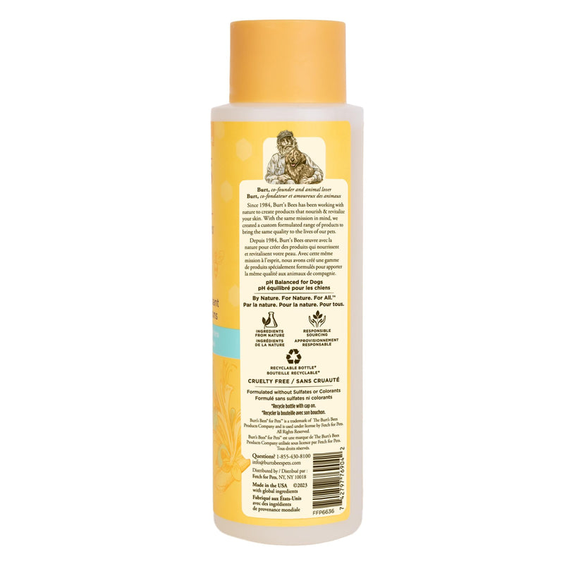 Burt's Bees for Pets Itch Soothing Shampoo with Honeysuckle, 95% Natural Origin Formulas, Dog Shampoo for Itchy Dogs, Dog Shampoo Itchy Skin Relief, 16 oz Unscented 16 Fl Oz (Pack of 1) - PawsPlanet Australia
