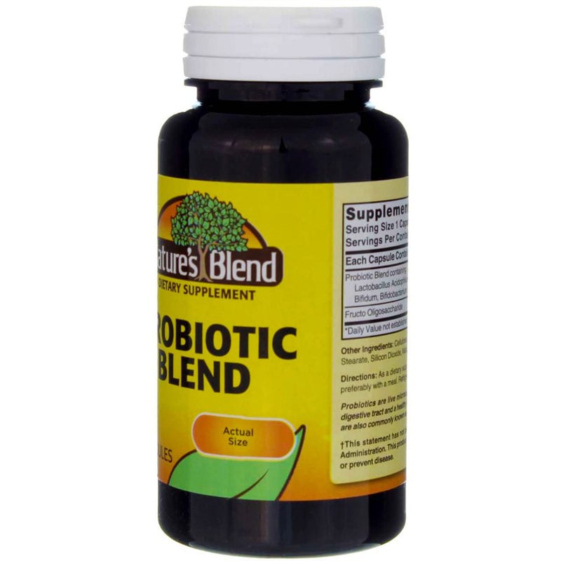 Nature's Blend Probiotic Blend, 100 Capsules (Pack of 3)