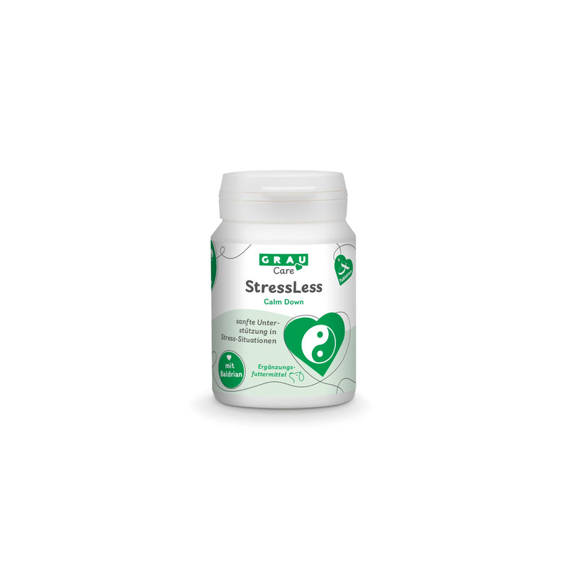 GRAU - the original - stress tablets, natural relaxation, with valerian, sleeping berries and vitamin B complex, pack of 1 (1 x 120 pieces), supplementary food for dogs
