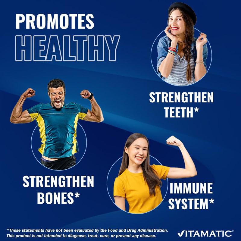 Vitamatic 3 Pack Vitamin D3 50,000 IU (as Cholecalciferol), Once Weekly Dose, 1250 mcg, 60 Veggie Capsules 1 Year Supply, Progressive Formula Helping Vitamin D Deficiencies | Supports Bone, Teeth & Immune Health*, Non GMO, Gluten Free, Made in USA