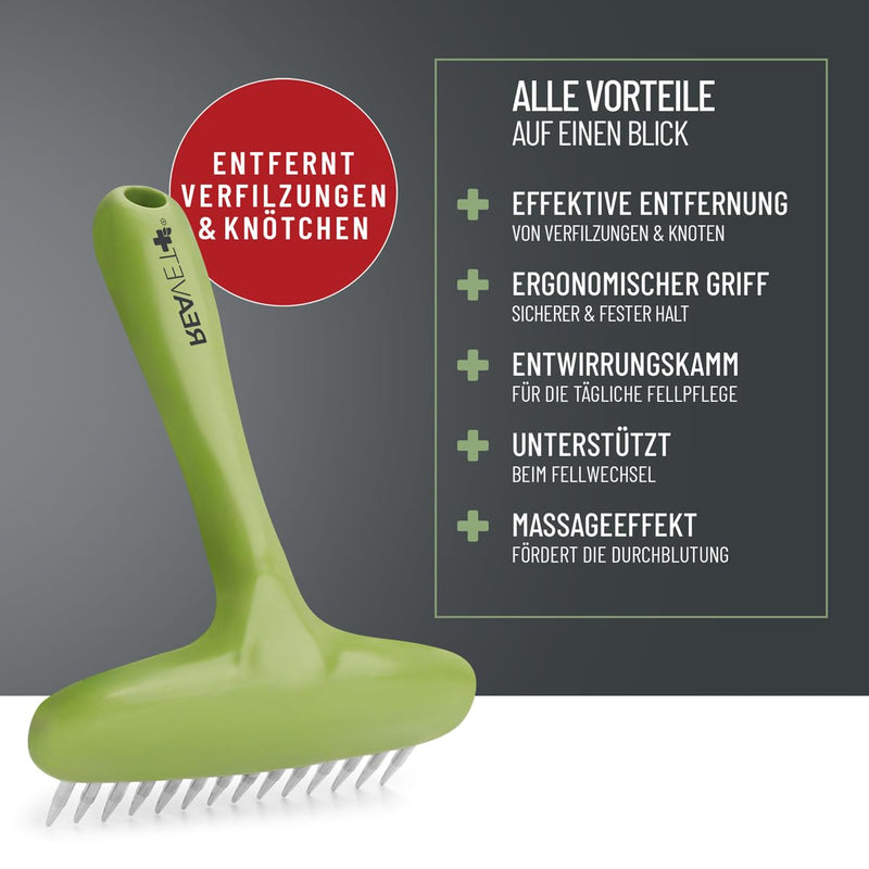 ReaVET dog comb, fur detangler, detangler for long-haired dogs - BeesActive Australia