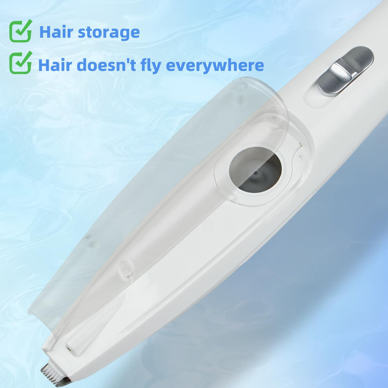 Dog Paw Trimmer for Grooming - Quiet, Rechargeable Pet Paw Trimmer for Dogs and Cats with Light, Hair Suction, Dual-Speed Ceramic Blades - Safe & Precise Cat Paw Trimmer for Small Areas - BeesActive Australia