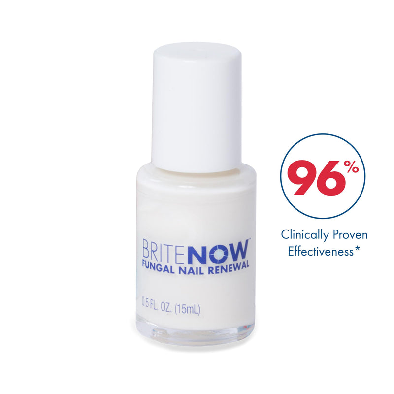 Brite Now Nail Treatment, Restores The Appearance Of Damaged & Discolored Nails, Peel-Away Technology, Brightening & Smoothing Nail Repair, 0.5 Ounce
