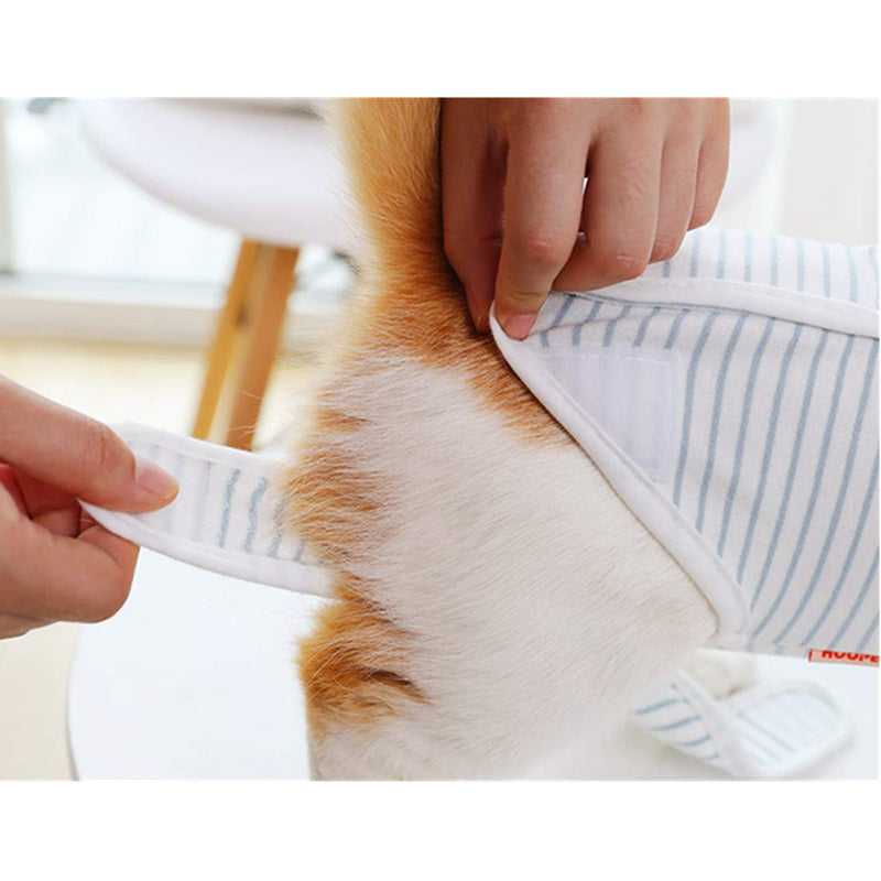 VICTORIE Pets Protective Clothing Recovery Suit Vest Surgery for Use After Sterilization Animal Skin Diseases for Dogs Cats Puppy White L White - BeesActive Australia