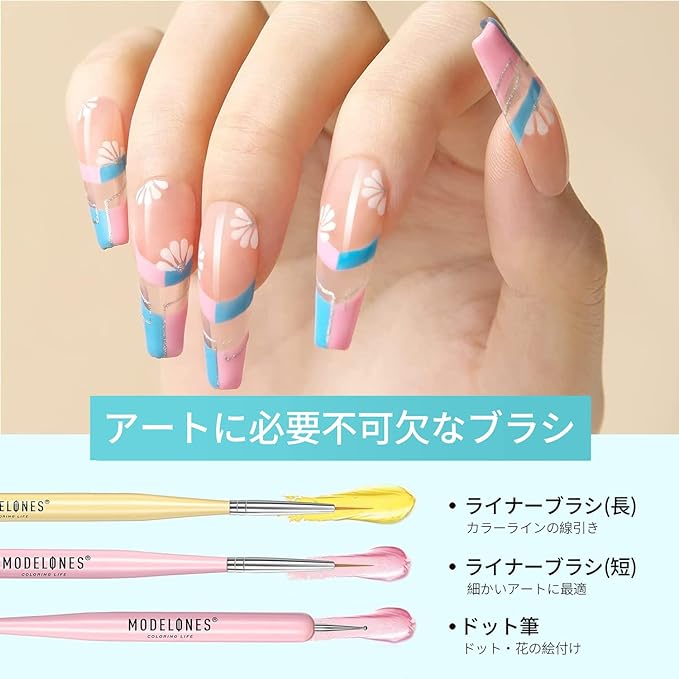 Modelones Nail Brush Set, Nail Brush Set, Gel Nail Brush Set, Nail Art Design Pen Paint Tool, Builder Glue Brush, Nail Art Line Brush, Nail Dot Pen - BeesActive Australia
