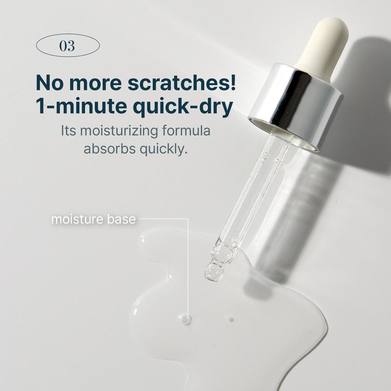 Nail Strengthener Treatment Serum for Brittle & Damaged Nails, Fast Absorbing Nail Care Solution with 7 Herbal Extracts, Moisturizing & Repair, Sensitive Skin Safe, 30ml