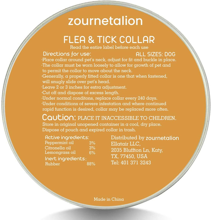 Flea and Tick Prevention for Dogs - Adjustable - One Size Fits All - BeesActive Australia