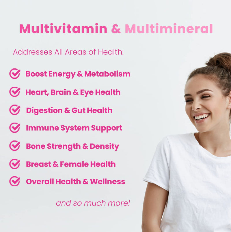 NutraChamps Multivitamin for Women, 240 Count, Vitamins A, B, C, D, E, Biotin, Folic Acid, Womens Gummy Multivitamins, Chewable Daily (Pack of 2) 120 Count (Pack of 2)