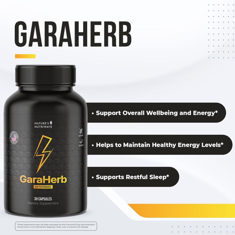 Garaherb – L-Citrulline, Maca & Pine Bark – 30 Ct, 2 Month Supply | Also includes Zinc with L-Citrulline, Maca, Velvet Bean & Pine Bark | Non-GMO, Stimulant-Free, Made in USA 30 Count (Pack of 2)
