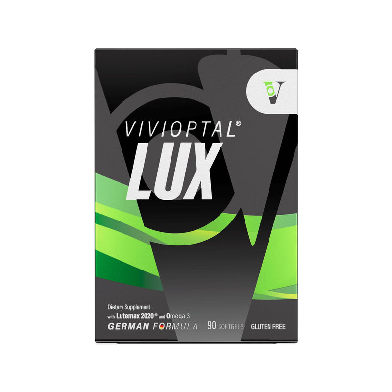 Vivioptal Lux, 90 Softgels, Adult Vitamins, Improve Visual Performance, Omega 3, Zinc, and Vitamin C & E, Multivitamin & Multimineral, Gluten Free, German Formula