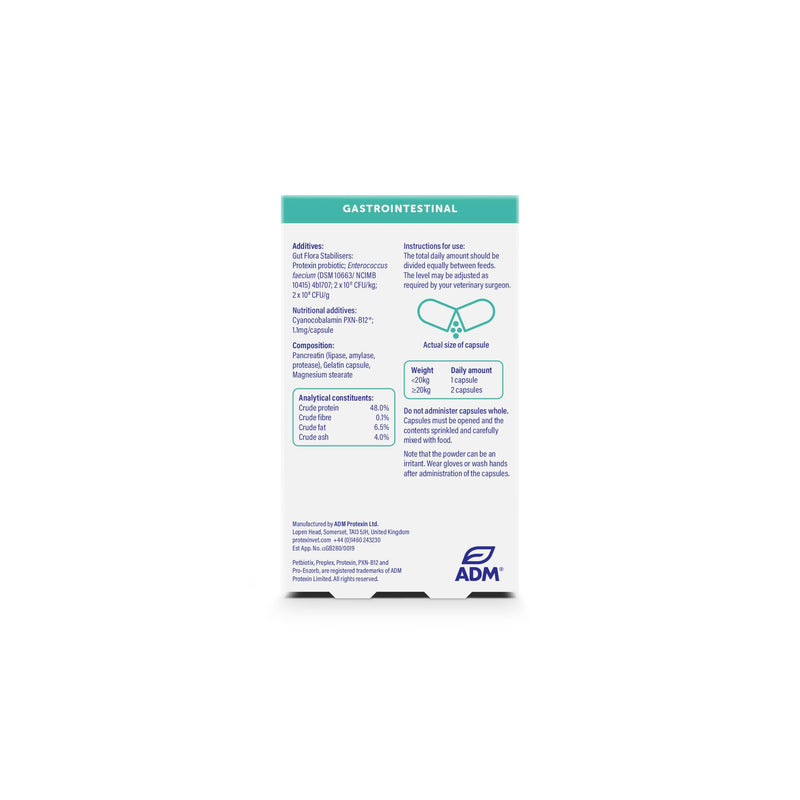 Pro-Enzorb for Dogs & Cats – Probiotic Sprinkle Capsules with Digestive Enzymes & Vitamin B12 – Supports Pancreatic & Digestive Function – 60 Capsules