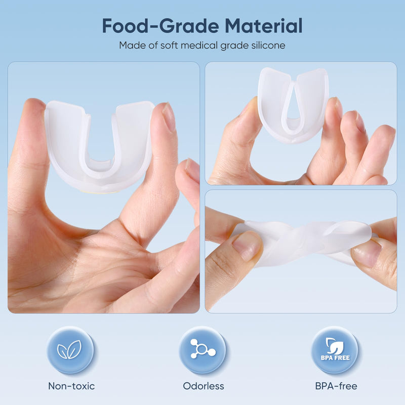 Anti-Snoring Device, Reusable Snore Stopper Anti Snoring Mouthpiece, Snoring Solution Mouthpiece Stop Snoring for Men and Women Green - BeesActive Australia
