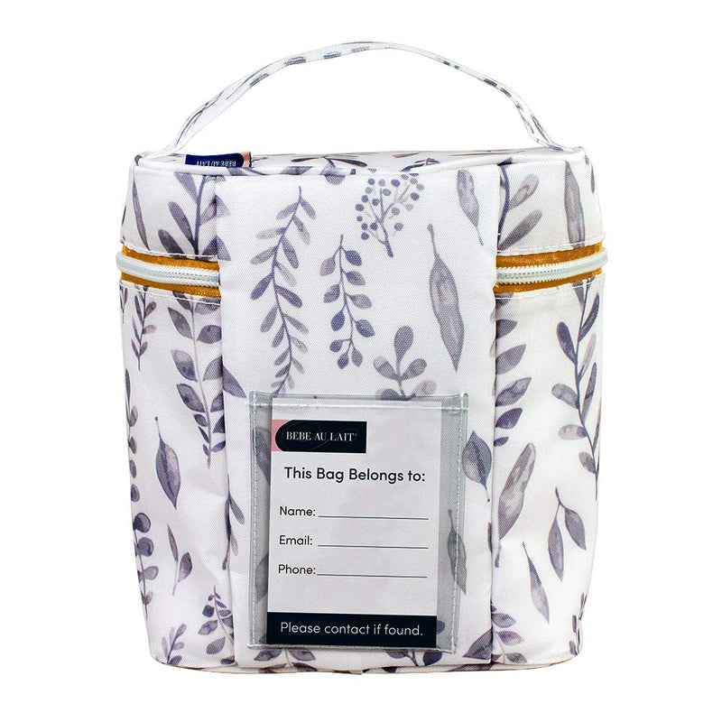 Bebe au Lait Pumped! Insulated Bottle Bag 8x4x7 Inch (Pack of 1) white - BeesActive Australia