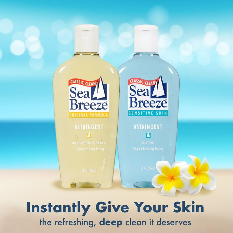 Sea Breeze Sea Breeze Fresh-Clean Astringent Sensitive Skin, 10 oz (Pack of 2)