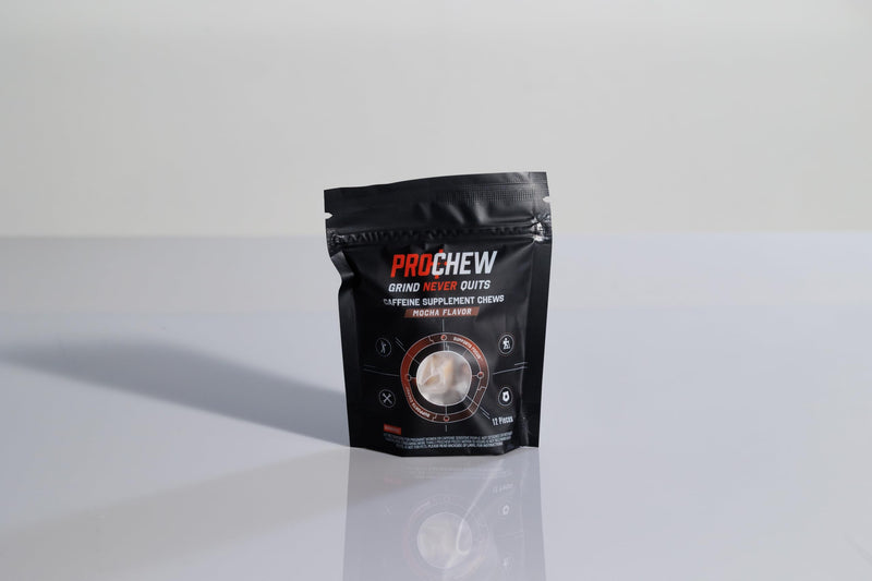 Caffeine Supplement Chews, Mocha Flavor, 170mg Caffeine, 12 Pack with B12 & Electrolytes