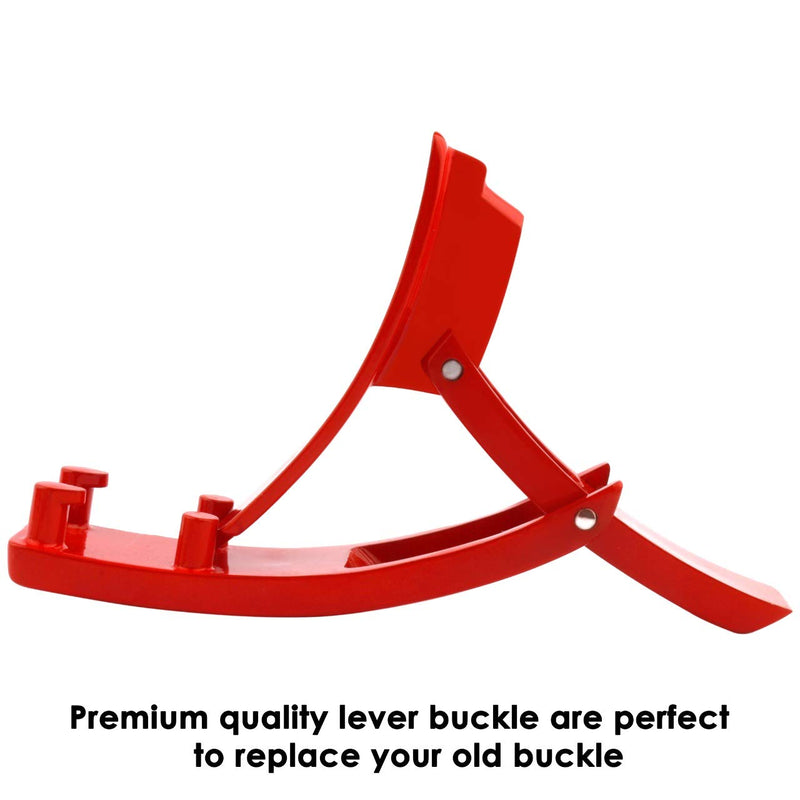 Lever Weight Lifting Belt - Replacement Buckle, Powerlifting Belt Red