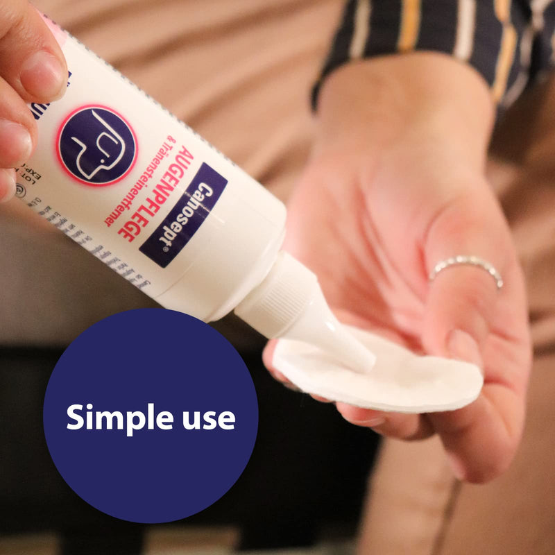 Canosept Dog Eye Drops 120ml - Eye Drops For Dogs - Dog Eye Cleaner - Dog Tear Stain Remover For Dogs Eyes - PH-Neutral, Without Fragrances - Care And Cleaning Around The Eyes