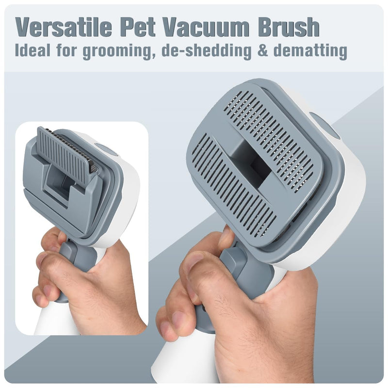 MOPEI 3-in-1 dog hair vacuum cleaner brush for removing loose hair, undercoat and tangles, 32mm & 35mm vacuum hose fitting 3 in 1 - BeesActive Australia