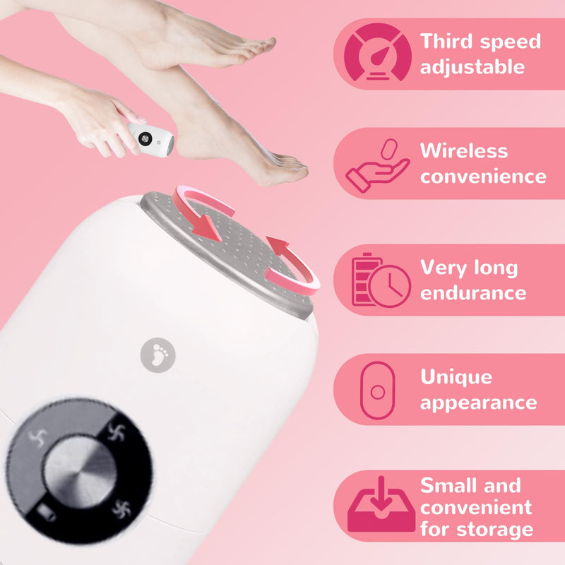 Electric Foot Grinder, Foot Care Tool, Callus Remover, USB Rechargeable, Convenient and Comfortable, Ideal for Dry Skin and Rough Feet - BeesActive Australia