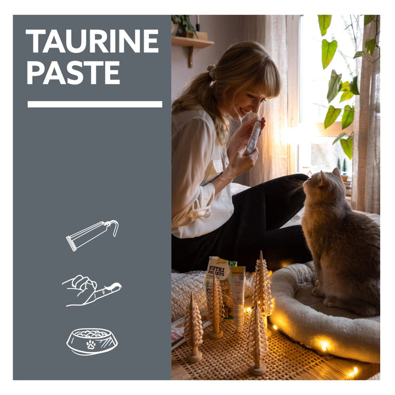 GimCat EXPERT LINE Taurine Paste Extra - This functional cat snack boosts heart function and vision - 1 tube (1 x 50 g)