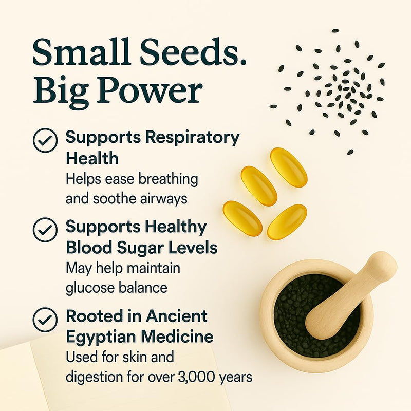 ORGANICS NATURE Black Seed Oil Capsules 1000MG Per Serving Vegan Softgels, Hair, Skin, & Heart Support, Nigella Sativa - 100% Cold Pressed Cumin Seed Oil Capsules High Thymoquinone, Omega 3s
