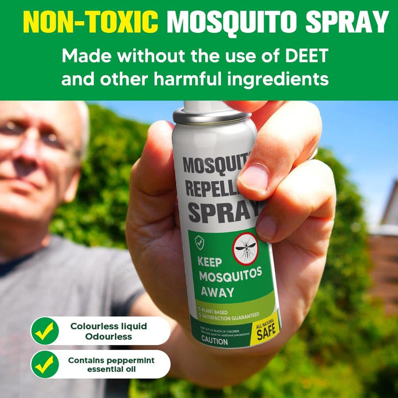 Mosquito Repellent Spray, Mosquito Control Spray for Room, Mosquito Repellent Outdoor Patio, Indoor Mosquito Spray, Yard Mosquitoes Deterrent, Keep Mosquitoes Away Safe for Travel Size-2P - BeesActive Australia