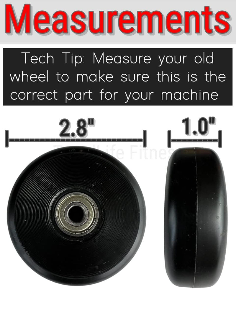Elliptical Roller Wheel - Compatible with Schwinn 420, 425, 430, 438 Ellipticals