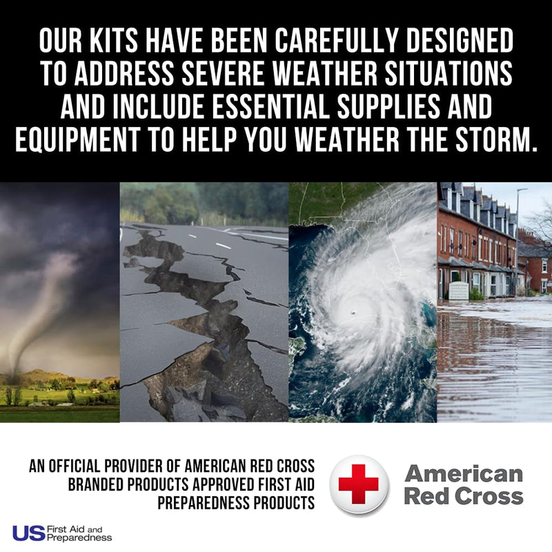 American Red Cross Officially Licensed Product, Large Deluxe Auto First Aid Kit with Soft Case, Emergency Supplies to Clean & Treat Minor Injuries, Keep Hydrated & Warm - BeesActive Australia