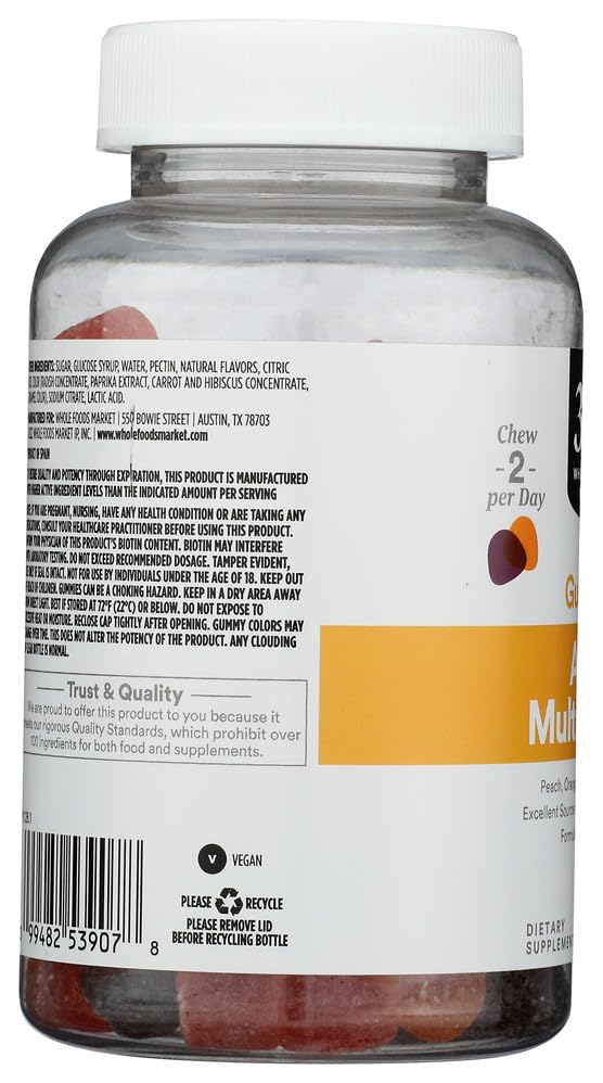 365 by Whole Foods Market Adult Multivitamin Gummy, 120 CT
