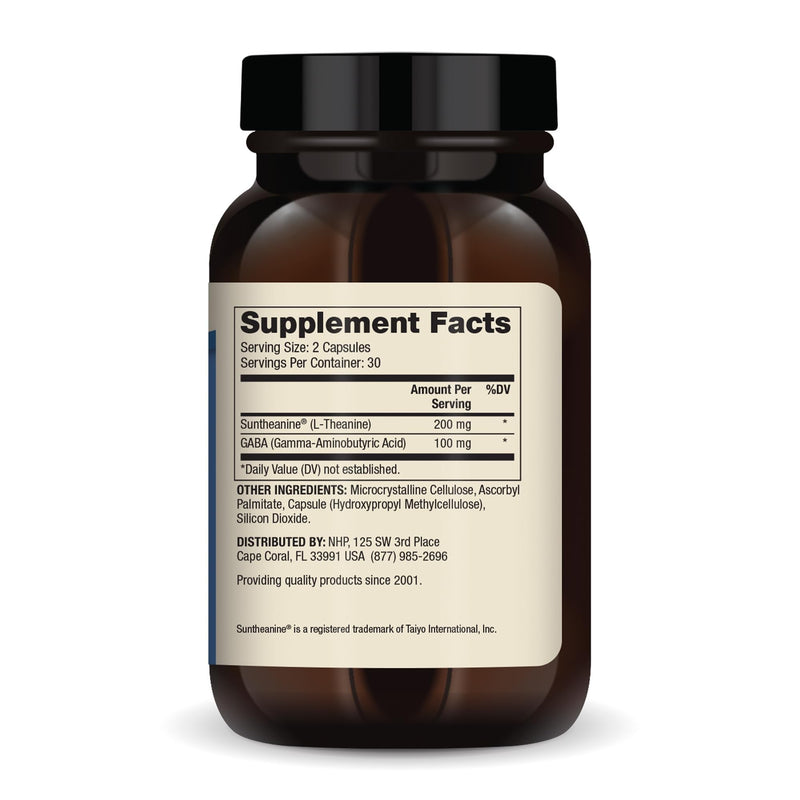 Dr. Mercola L-Theanine Plus GABA, 200 mg, 60 Capsules (30 Servings) | Supports Relaxation, Focus, and Cognitive Function, Stress Support Supplement, 200 mg L-Theanine, 100 mg GABA 60 Count (Pack of 1)