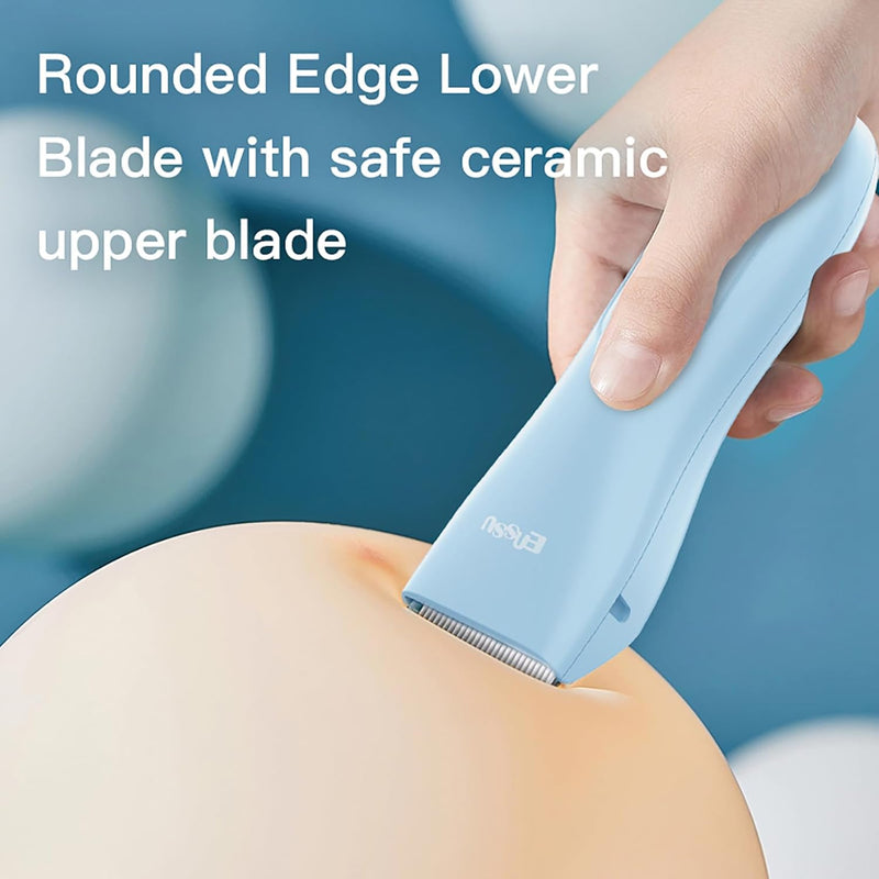 Baby Hair Clippers Quiet Hair Trimmer for Kids Toddler, Silent Hair Clippers for Children with Autism, Waterproof Rechargeable Cordless Ceramic Blade Haircut Kit - BeesActive Australia